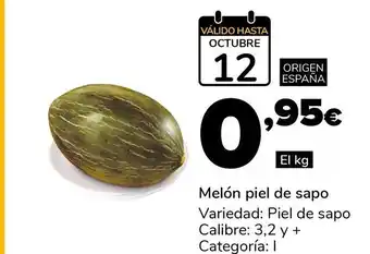 Supeco Melón piel de sapo oferta