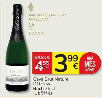 Consum Cava brut nature bach oferta