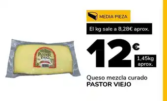 Supeco Queso mezcla curado pastor viejo oferta