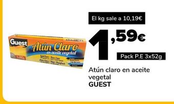 Supeco Atún claro en aceite vegetal guest oferta