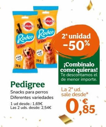 TiendAnimal Snacks para mascotas pedigree oferta