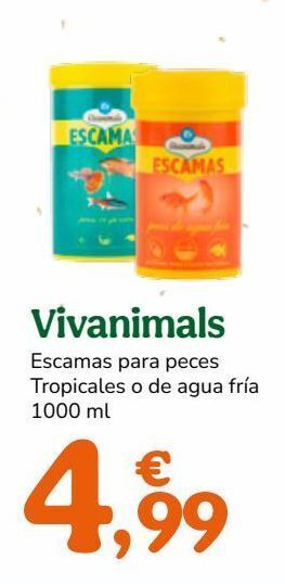 TiendAnimal Comida para peces oferta
