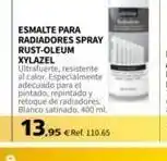 Coferdroza Esmalte para radiadores xylazel oferta