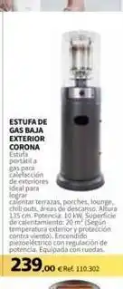Coferdroza Estufa de gas oferta