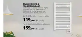 Coferdroza 400 w. 876 x 500 x 90 mm 13 tubos 119,00 €ret 110.52 700 w: 1183 x 500 x 90 mm. 22 tubos. 159,00 €ret 110.53 oferta