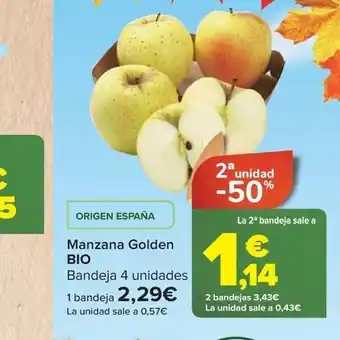 Carrefour Manzanas golden oferta