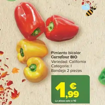 Carrefour Pimiento bicolor oferta