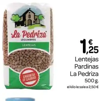 Supermercados El Jamón Lentejas pardinas oferta