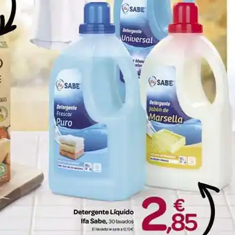 Supermercados El Jamón Detergente líquido oferta