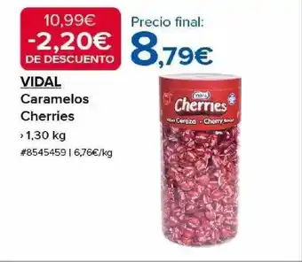 Costco Vidal caramelos cherries oferta