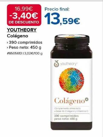 Costco Youtheory colágeno oferta