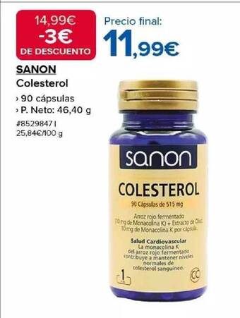 Costco Sanon colesterol oferta
