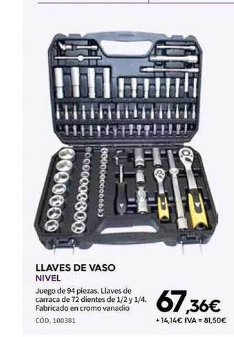 ferrOkey Llaves de vaso nivel oferta