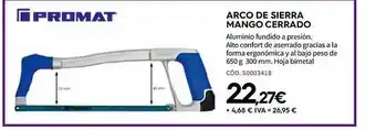 ferrOkey Arcoi de sierra mango cerrado promat oferta
