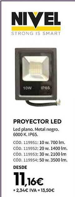 ferrOkey Proyector led nivel oferta