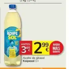 Consum Aceite de girasol oferta
