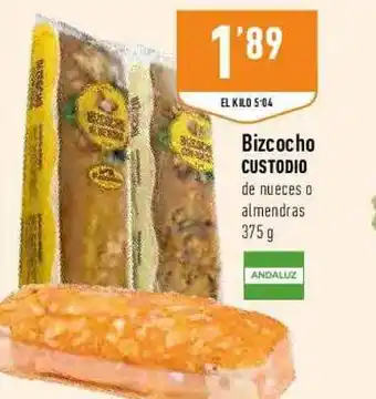 Supermercados Deza Bizcocho custodio oferta