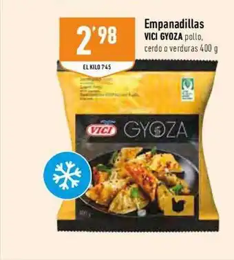 Supermercados Deza Empanadillas vici gyoza pollo cerdo o verduras oferta