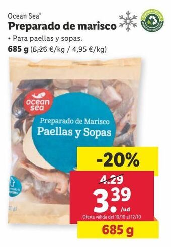 Lidl Marisco ocean sea oferta