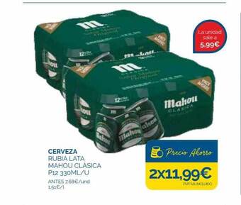 Cash Ecofamilia Cerveza rubia lata mahou clásica oferta