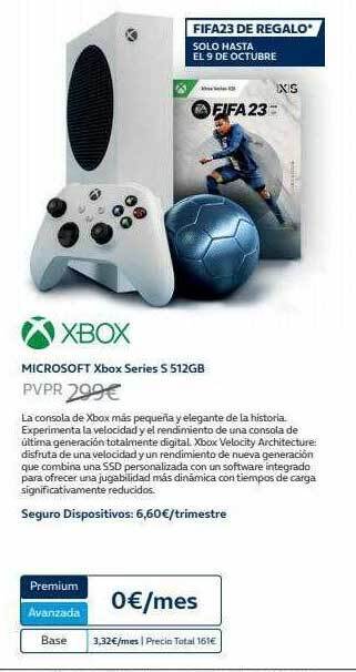 Movistar Xbox microsoft xbox series s 512gb oferta