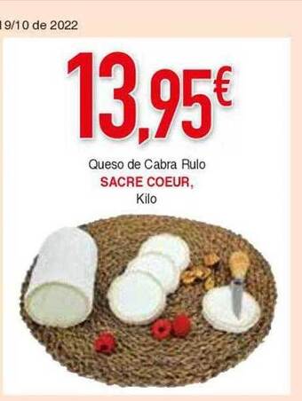 Masymas Queso de cabra rulo sacre coeur kilo oferta