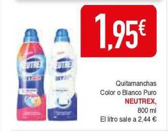 Masymas Quitamanchas color o blanco puro neutrex oferta