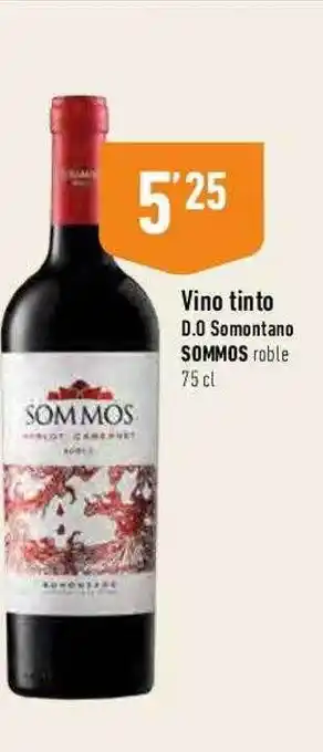 Supermercados Deza Vino tinto d.o. somontano sommos oferta
