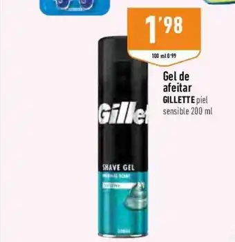 Supermercados Deza Gel de afeitar gillette oferta