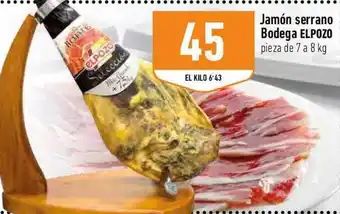Supermercados Deza Jamón serrano bodega eplozo oferta