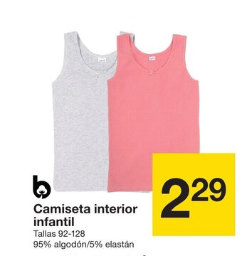 Zeeman Camiseta interior infantil oferta