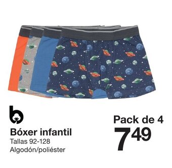 Zeeman Boxer infantil oferta
