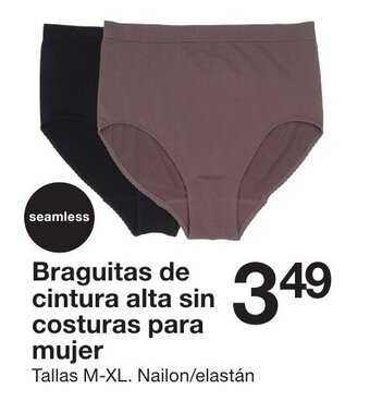 Zeeman Braguitas de cintura alta sin costuras para mujer oferta