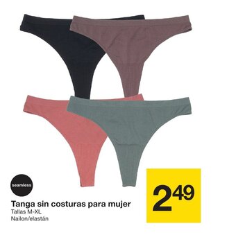 Zeeman Tanga sin costuras para mujer oferta