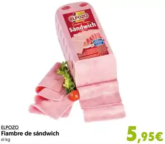 Hiper Usera ELPOZO flambre de sándwich oferta