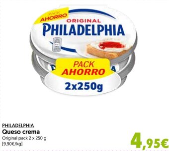 Hiper Usera PHILADELPHIA queso crema oferta