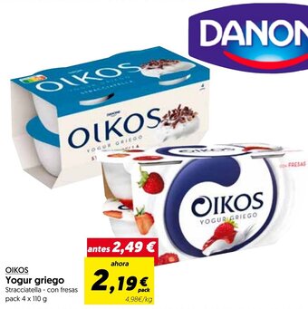Hiper Usera OIKOS yogur griego oferta