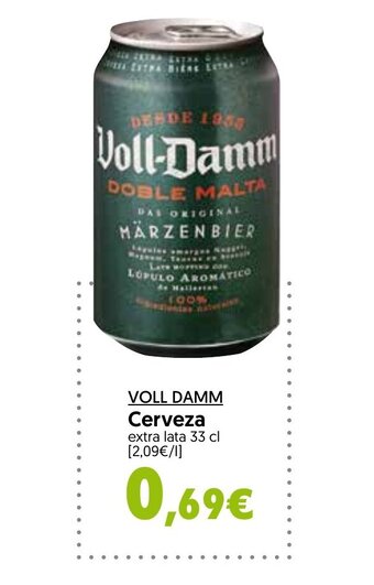 Hiper Usera VOLL DAMM cerveza oferta