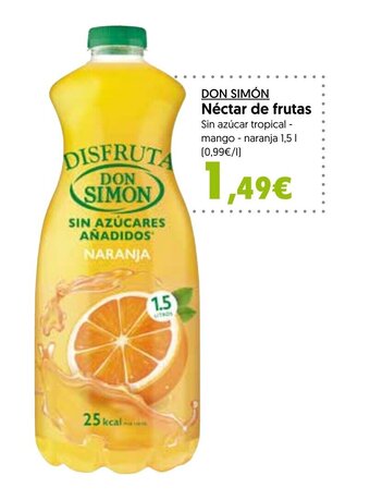 Hiper Usera DON SIMON néctar de frutas oferta