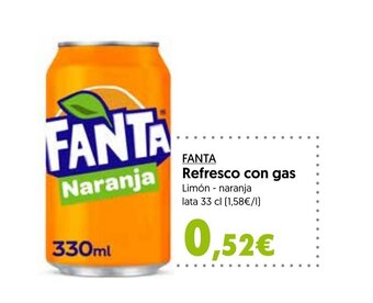 Hiper Usera FANTA refresco con gas oferta