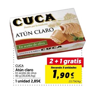 Hiper Usera CUCA atún claro oferta