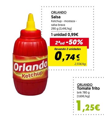Hiper Usera ORLANDO salsa oferta