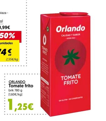 Hiper Usera ORLANDO tomate frito oferta