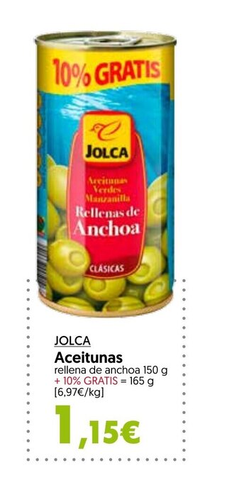 Hiper Usera JOLCA aceitunas oferta