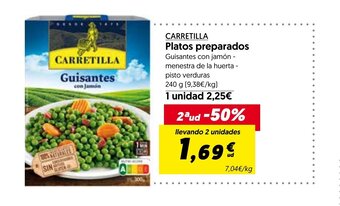 Hiper Usera CARRETILLA platos preparados oferta