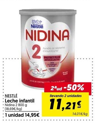 Hiper Usera NESTLE leche infantil oferta