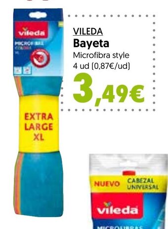 Hiper Usera VILEDA bayeta oferta