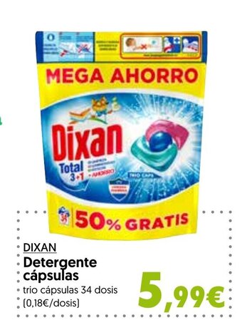 Hiper Usera DIXAN detergente cápsulas oferta