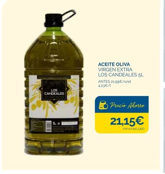 Supermercados La Despensa Aceite Oliva Virgen Extra Los Candeales 5L oferta