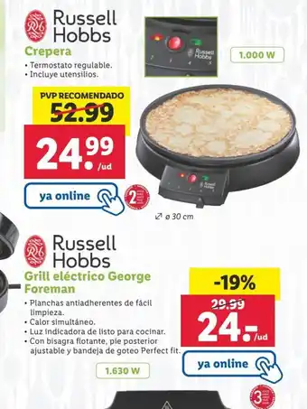 Lidl Grill Electrico George Foreman oferta